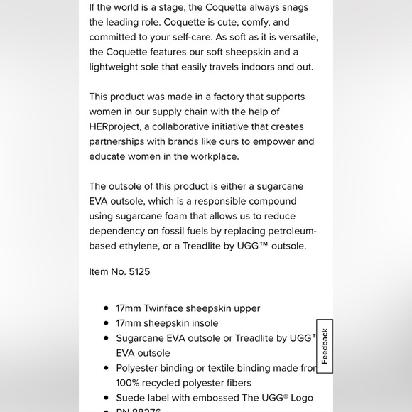 Ugg Coquette Slipper Size 10 NEW - Picture 6 of 16